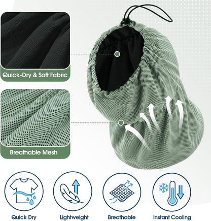 ROZKITCH cooling dog snood mesh fabric close up detail