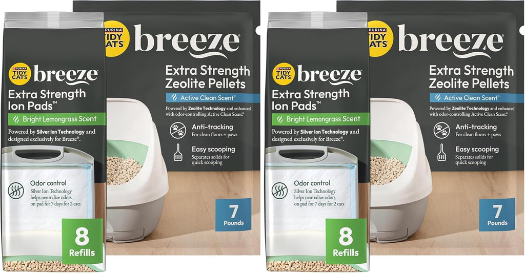 Purina Tidy Cats Breeze Cat Litter Extra Strength Refill Bundle - Image 13