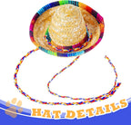 Matching Mexican style dog bandana and hat accessories