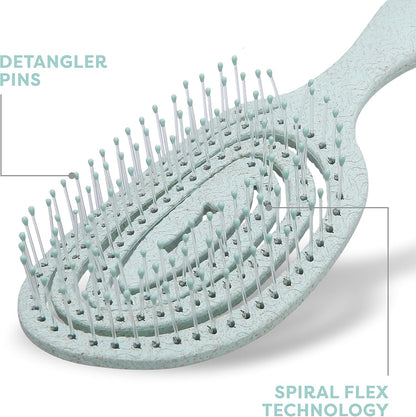 BioSilk for pets sustainable dog brush package back displaying instructions.
