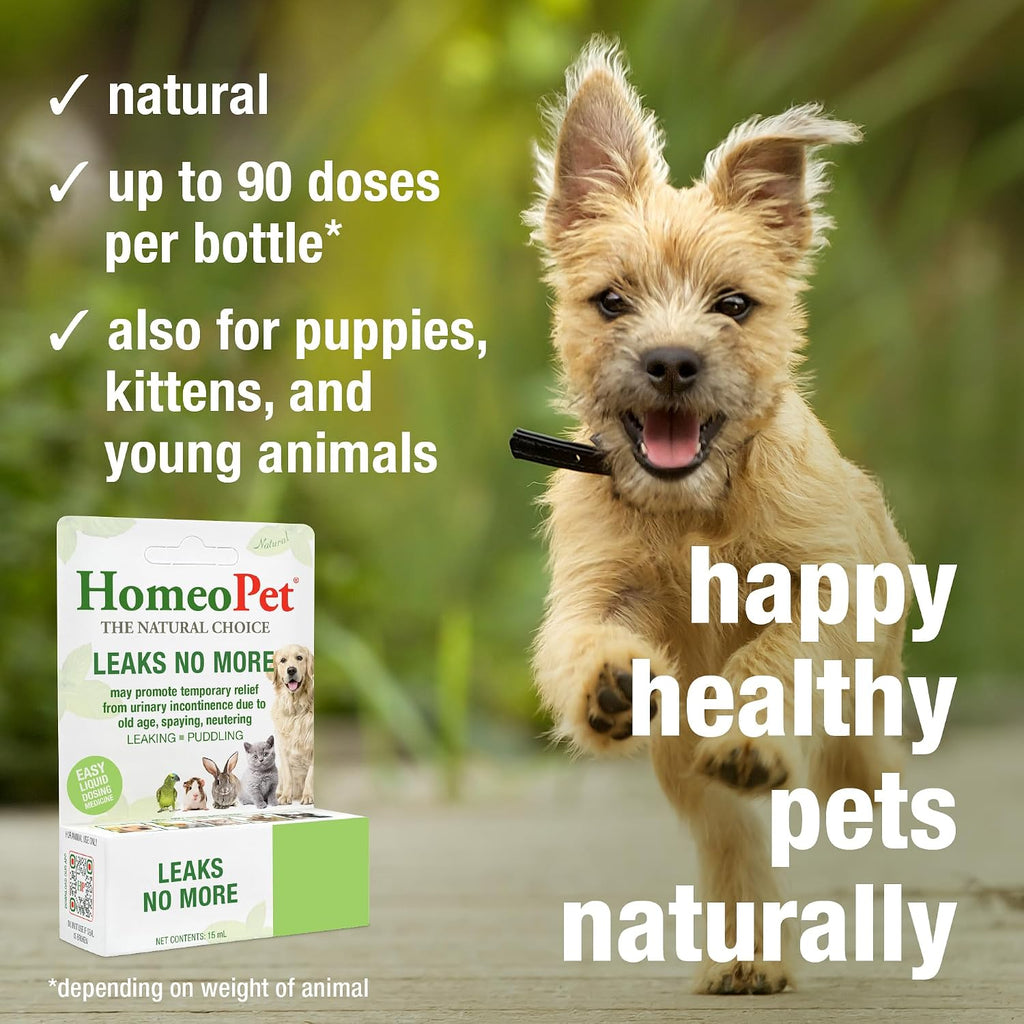 HomeoPet natural pet medicine bottle with dropper
