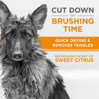 Natural ingredients graphic for TropiClean dog shampoo