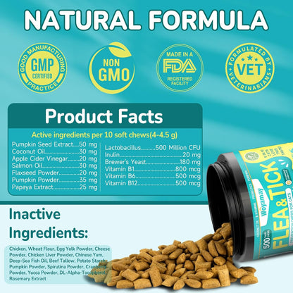 Woyamay daily pest prevention soft treats for kittens and adult cats.