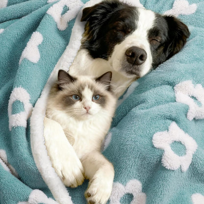 Luciphia calming puppy blanket textured detail liquid proof barrier