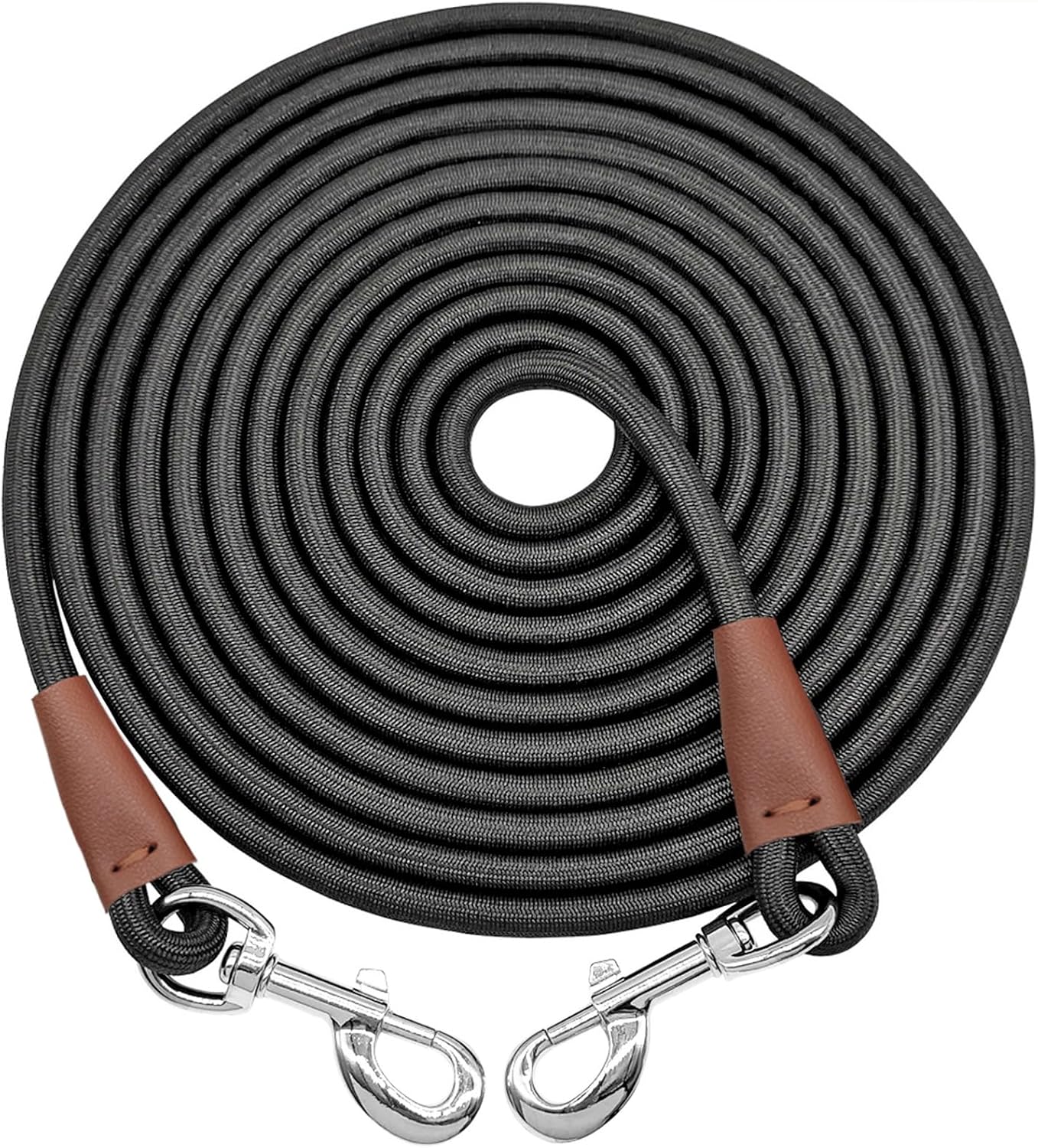 Tie Out Rope Dog Leash, Long Tether 8-10-13-15-20-25-30-35-40-50-65 FT Nylon Check Cord for Medium Large Dogs Indoor/Outdoor Camping Backyard (3/8" x 10ft) - Image 10