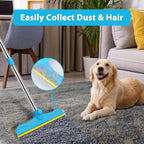 Eaersan pet hair removal tool with adjustable aluminum handle