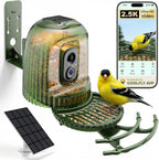 Smart Bird Feeder with Camera Solar Powered, Auto Capture 2.5K Videos - Image 1