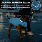 Petglad warm cozy fleece sweater interior gray lining texture close up view