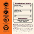 Multibites feline probiotic and digestive enzyme bites for constipation relief