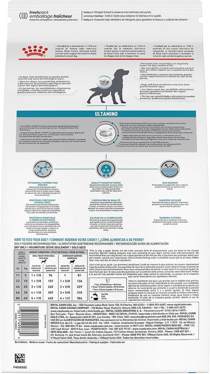 Hydrolyzed protein formula dry dog food for severe skin allergies