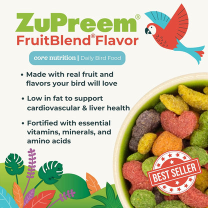 Close up of colorful fruit-shaped bird pellets