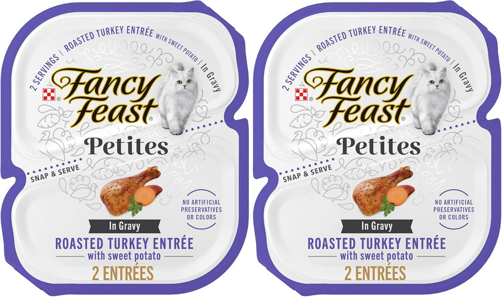 Purina Fancy Feast Petites With Roasted Turkey Entre with Sweet Potato in Gravy Gourmet Wet Cat Food - (Pack of 12) 2.8 oz. Tubs - Image 12
