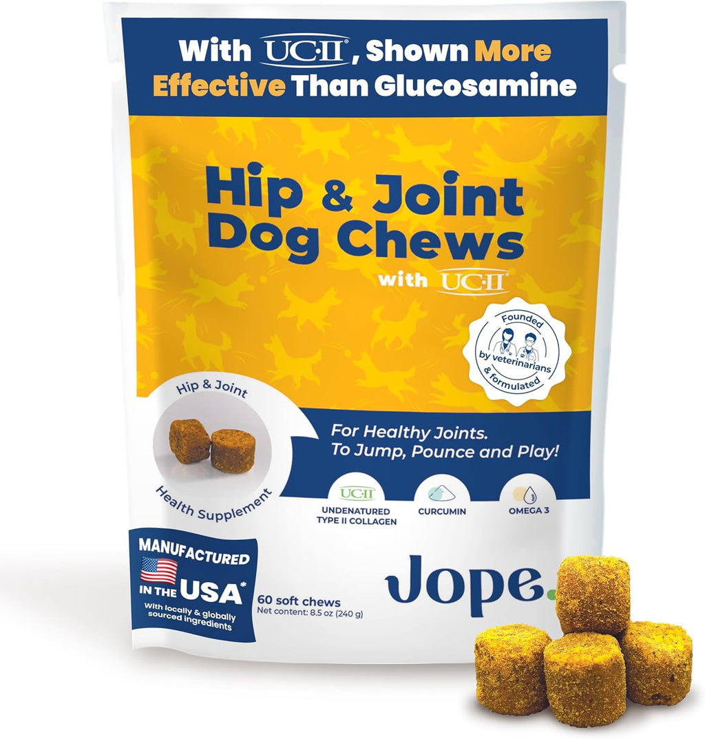Jope hip and joint dog supplement chews front packaging view