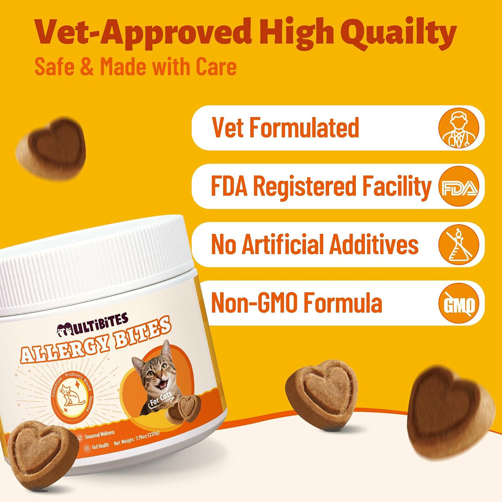 USA imported cat digestive support chewable supplement close up