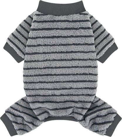 XPUDAC cozy holiday pet sleepwear for puppies back view