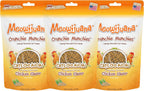 Meowijuana Crunchie Munchie Catnip Treats | Salmon, Seafood, Chicken Trio | Made with Organic Catnip | Produced in The USA | Low Calorie Cat Snack - Image 13