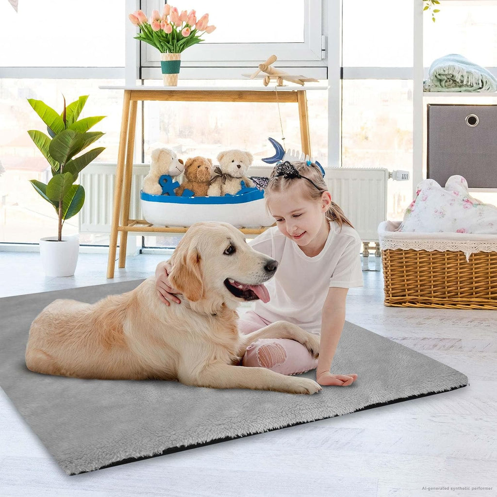 Explore Land forty two inch pet bed liner packaging and features display