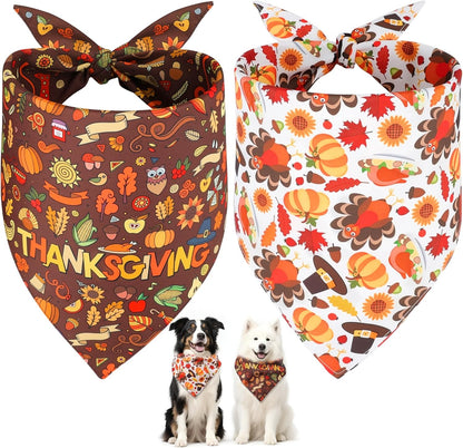 SZEE 4th of July Dog Bandanas 2 Pack, Patriotic Dog Bandanas, American Flag Pet Scarf with Star Pattern, Reversible Triangle 4th of July Pet Scarf for Independence Day Decorations (Large) - Image 14