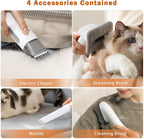 Kakipi dog shedding vacuum brush showing one point five litre large dust cup