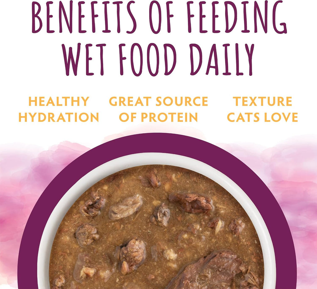 Detailed ingredient label on Soulistic grain-free cat food can