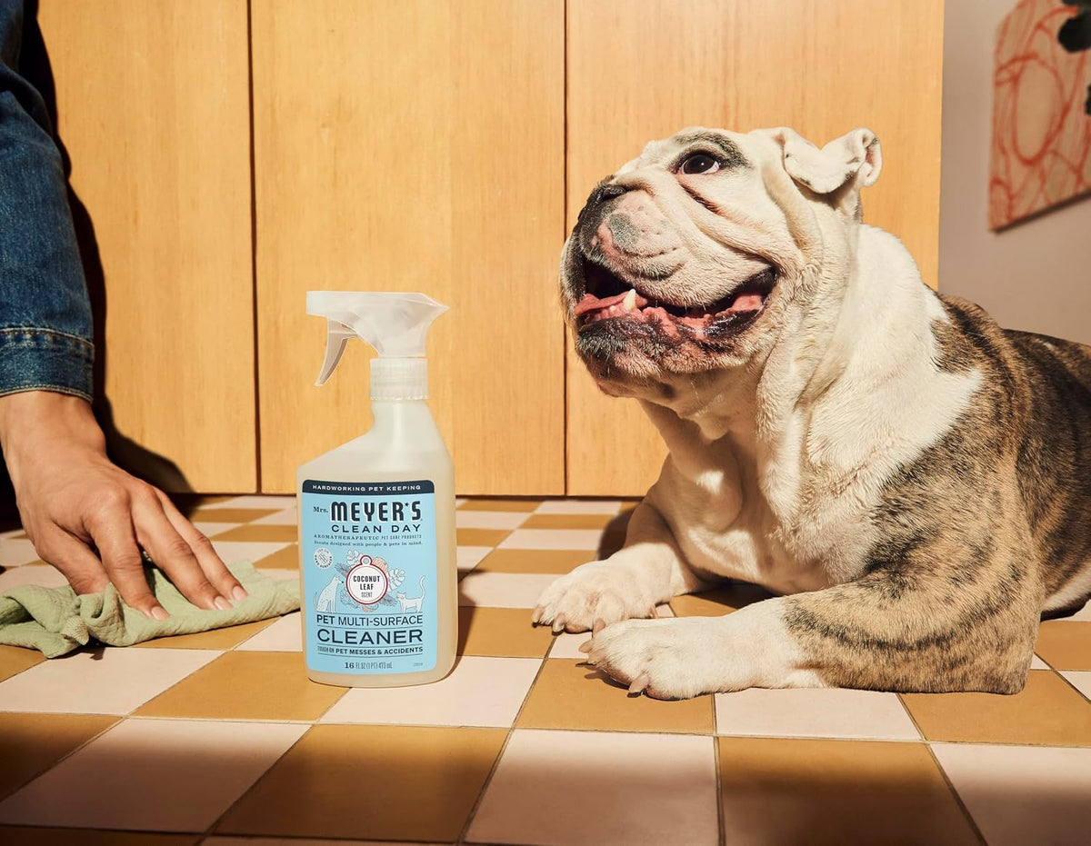 Mrs. MEYER'S CLEAN DAY Pet Multi-Surface Cleaner, Coconut Leaf Scent, 16oz - Image 10