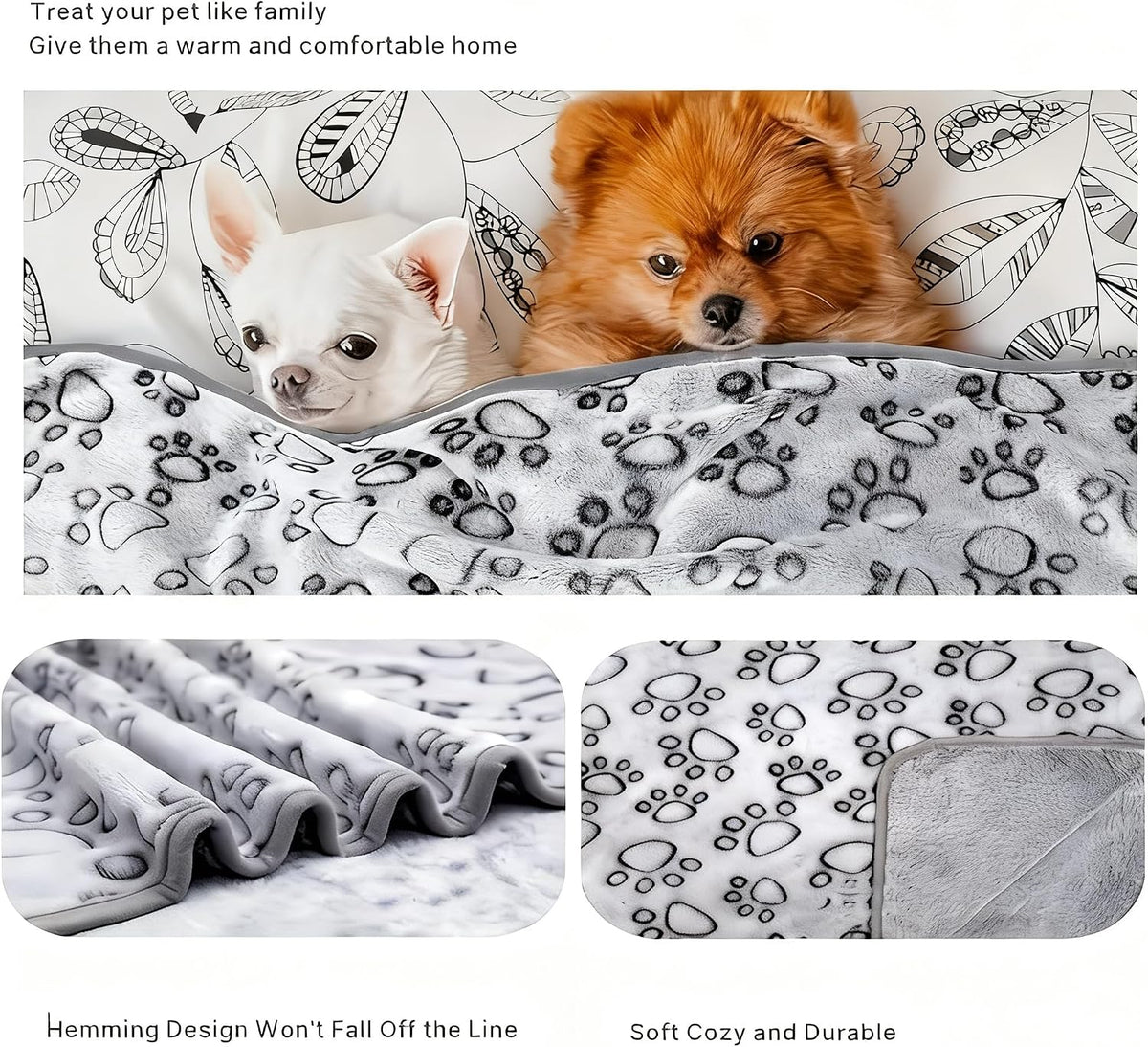 Durable cat blanket for indoor cats protecting a living room sofa.