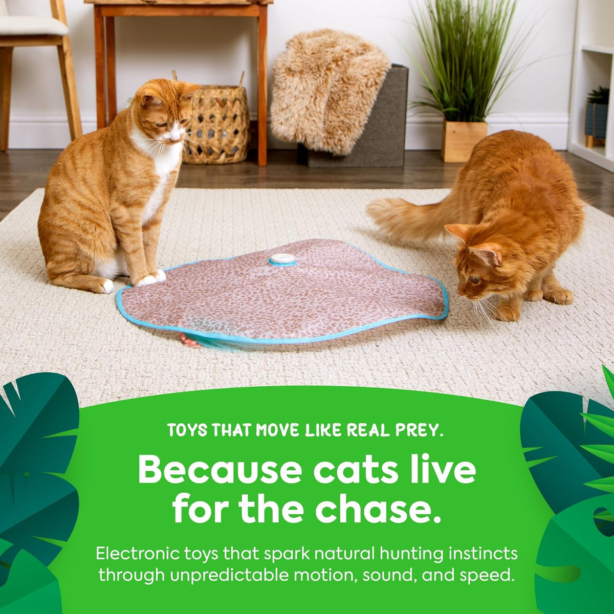 SmartyKat Instincts hidden prey simulator toy for kittens