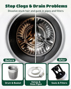 Pet hair dissolver powder for laundry