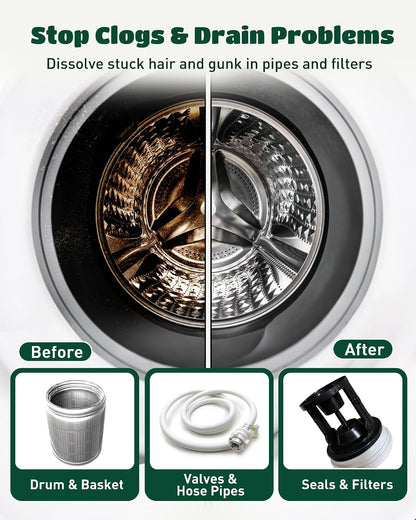 Pet hair dissolver powder for laundry