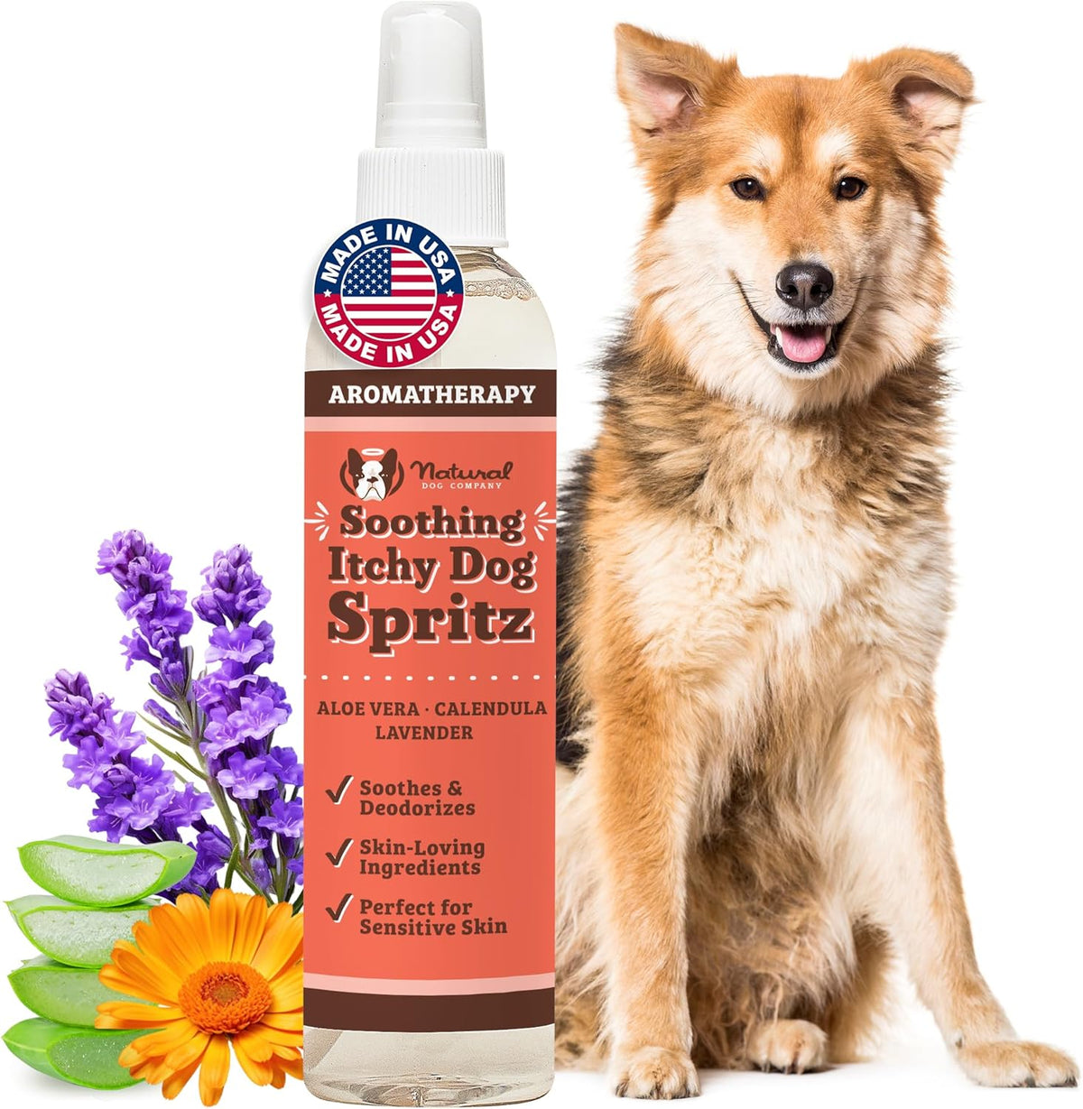 Natural Dog Company Calming Lavender Spritz for sensitive skin