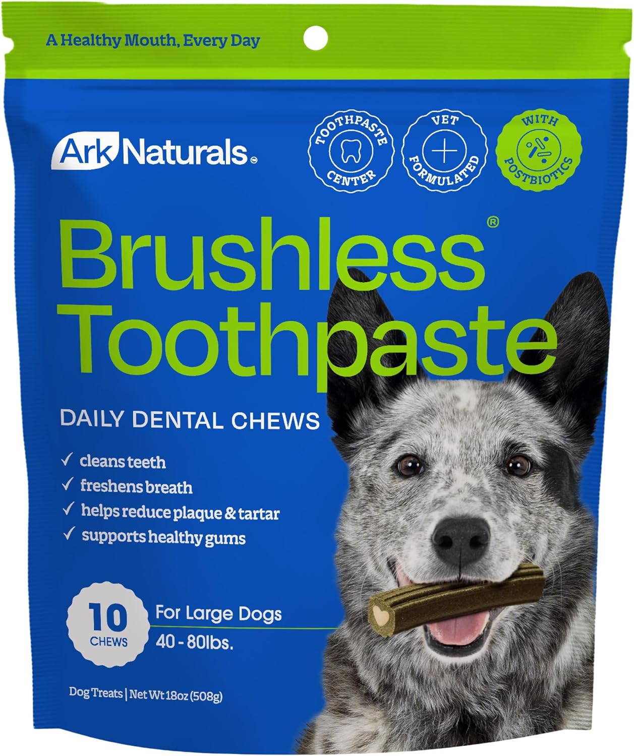 Ark Naturals Brushless Toothpaste, Dog Dental Chews for Small Breeds, Freshens Breath, Helps Reduce Plaque & Tartar, 12oz, 1 Pack - Image 9