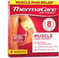 ThermaCare Portable Muscle Therapy Heating Pads front packaging view for targeted pain relief.