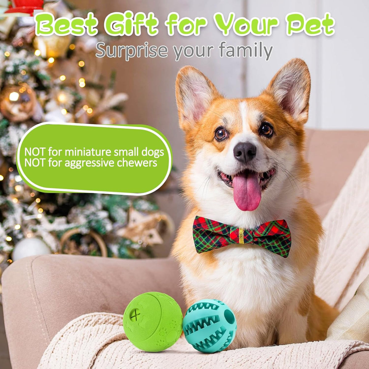 Durable rubber texture of Hippih dog chew toys