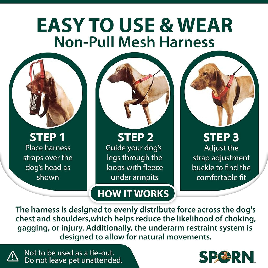 Adjustable nylon straps and sliding cord lock mechanism for extra large breeds