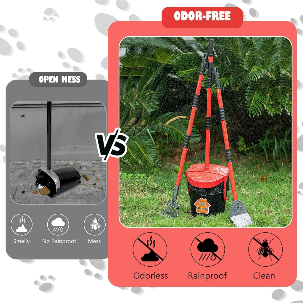 One hundred pack of thick leak proof pet waste bags included with the scooper kit.