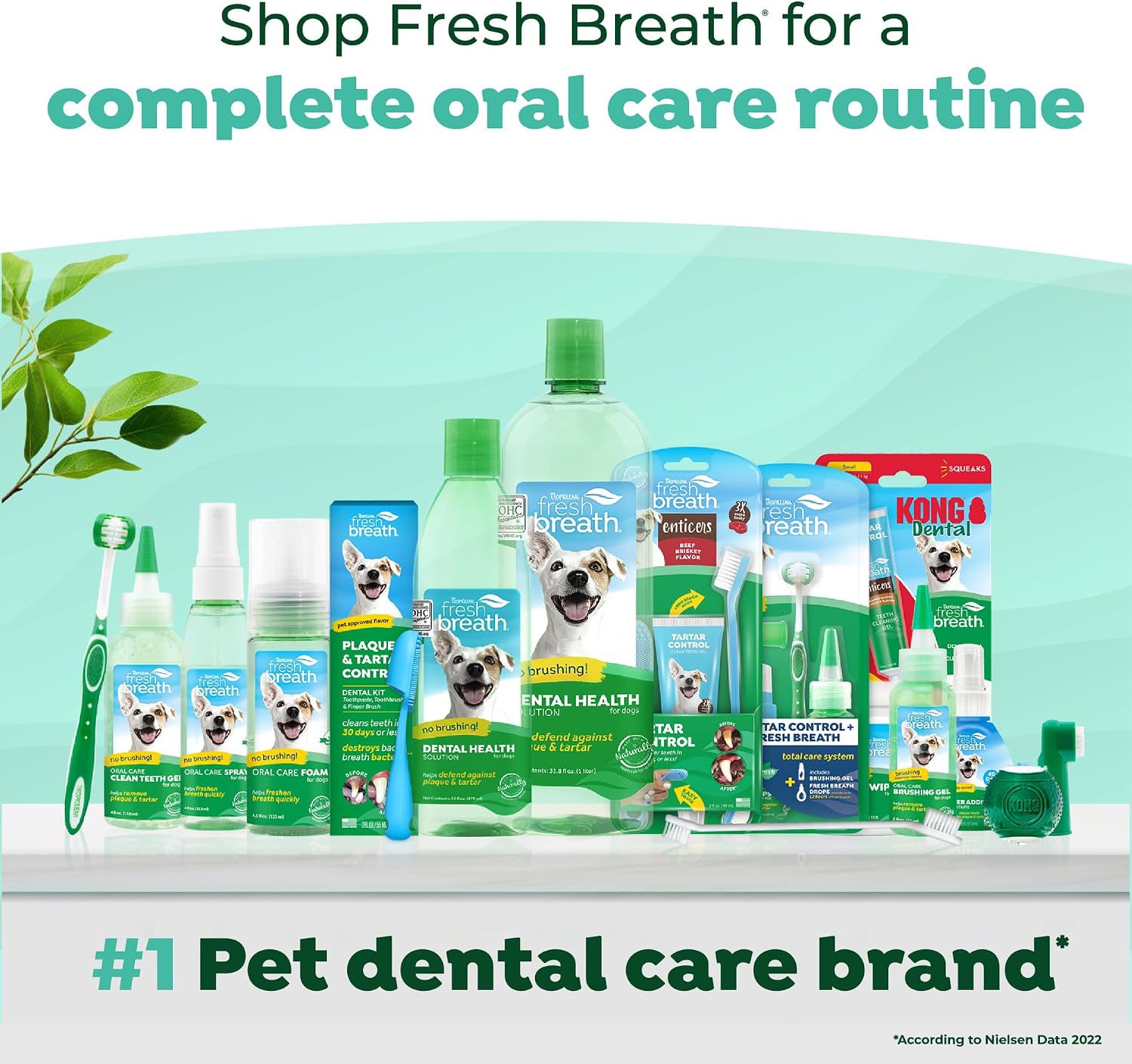 Premium canine oral hygiene gel for bad breath elimination