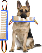 Clysoru Dog Tug Toy Tough Jute Bite Pillow Lasting Training Equipment Puppy to Large Dogs Interactive for Large and Small - Image 9