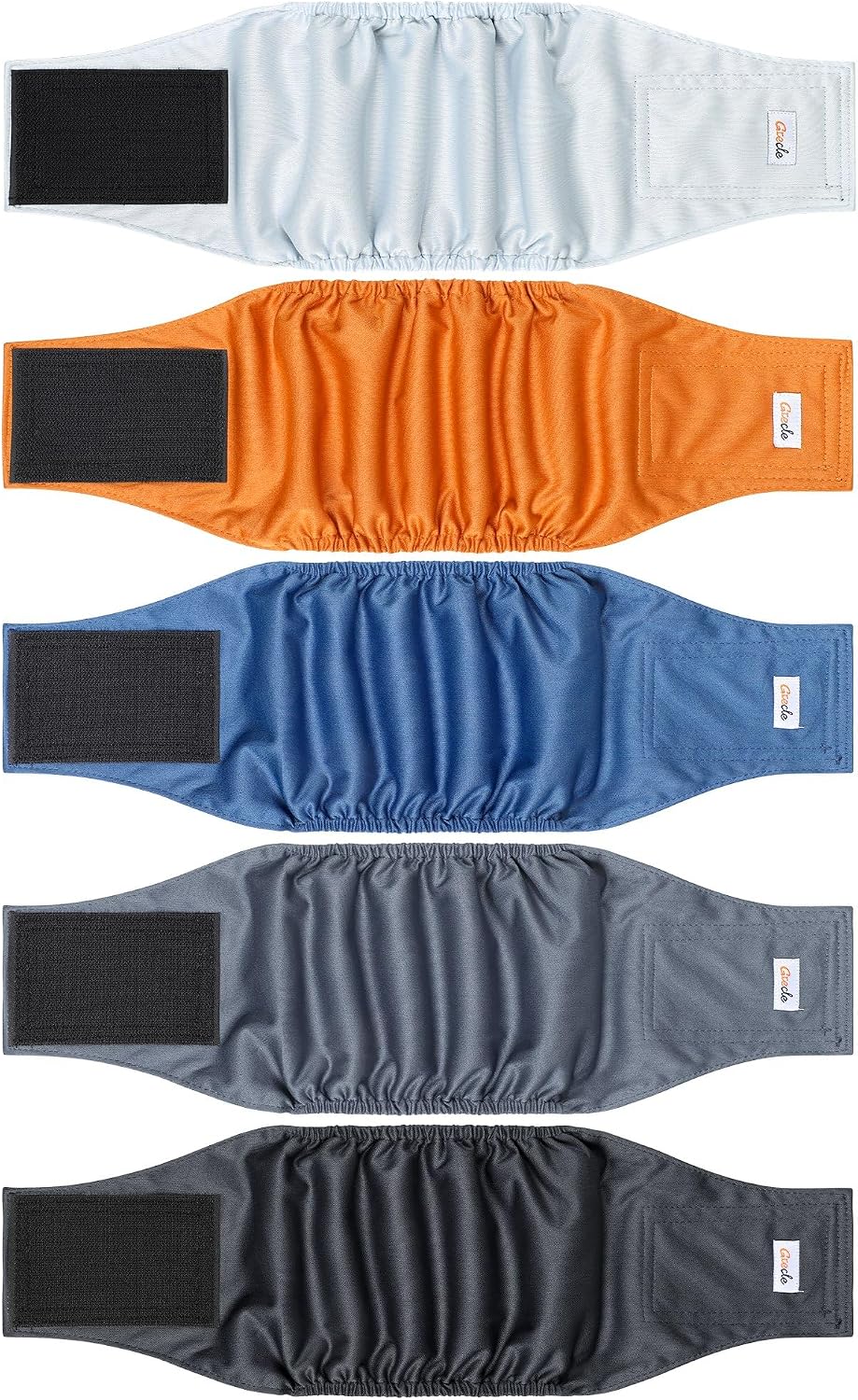 5 Pack Dog Diapers Male, Premium Belly Bands for Dogs, High Absorbing Male Dog Pee Wraps for Doggie in Incontinence or Excitable Urination and Training XS - Image 10