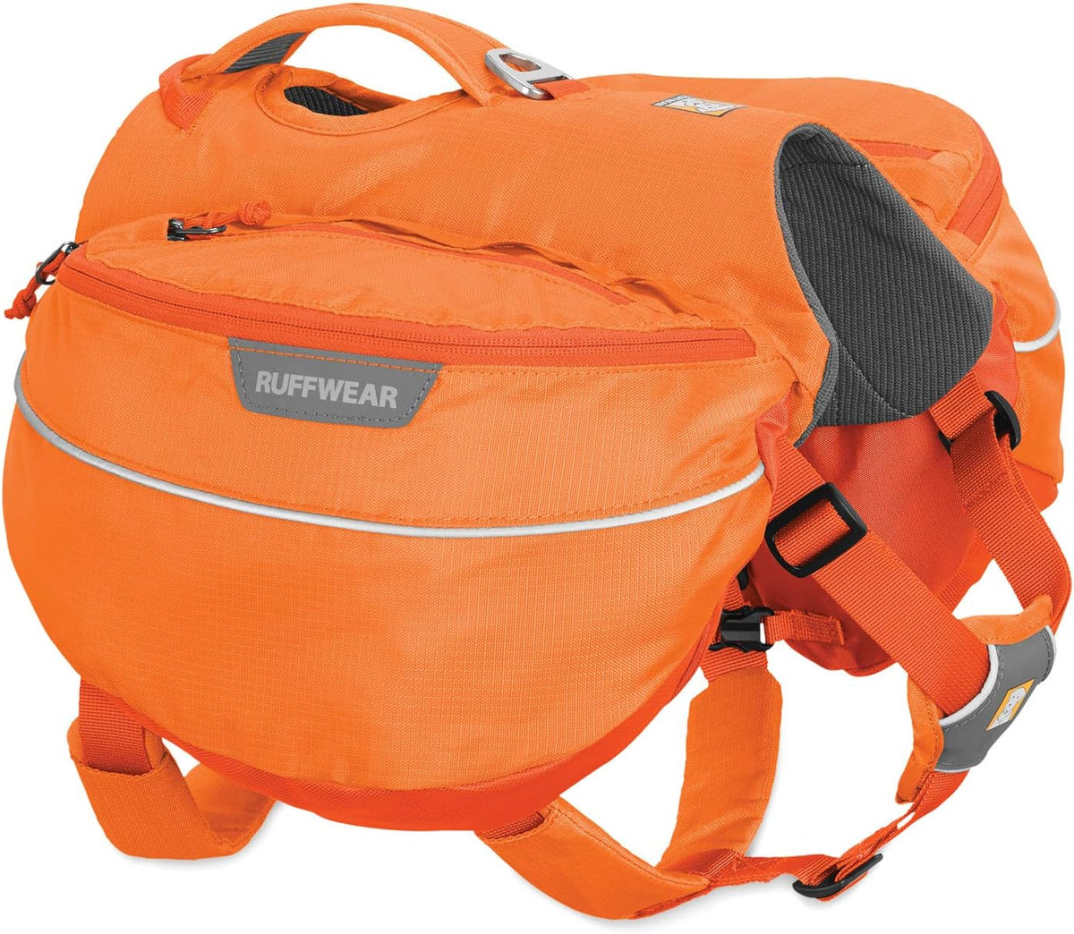 Ruffwear, Approach Pack Dog Backpack, WeightForward Saddlebags with Flopper Stoppers, 5Point Adjustable Fit, Padded Handle, Dual Leash Points, Reflective Trim, Blue Dusk, Large/X-Large - Image 11