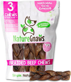 Nature Gnaws Beef Gullet Springs for Dogs 7-8" (12 Count) - Natural Beef Jerky Stick Dog Chew Treats - Rawhide Free - Image 9