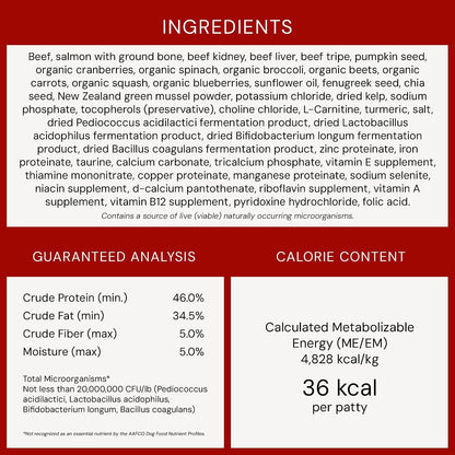 Stella & Chewy's Freeze Dried Raw Dinner Patties - Crafted for Puppies - Grain Free, Protein Rich Perfectly Puppy Beef & Salmon Recipe - 14 oz Bag - Image 11