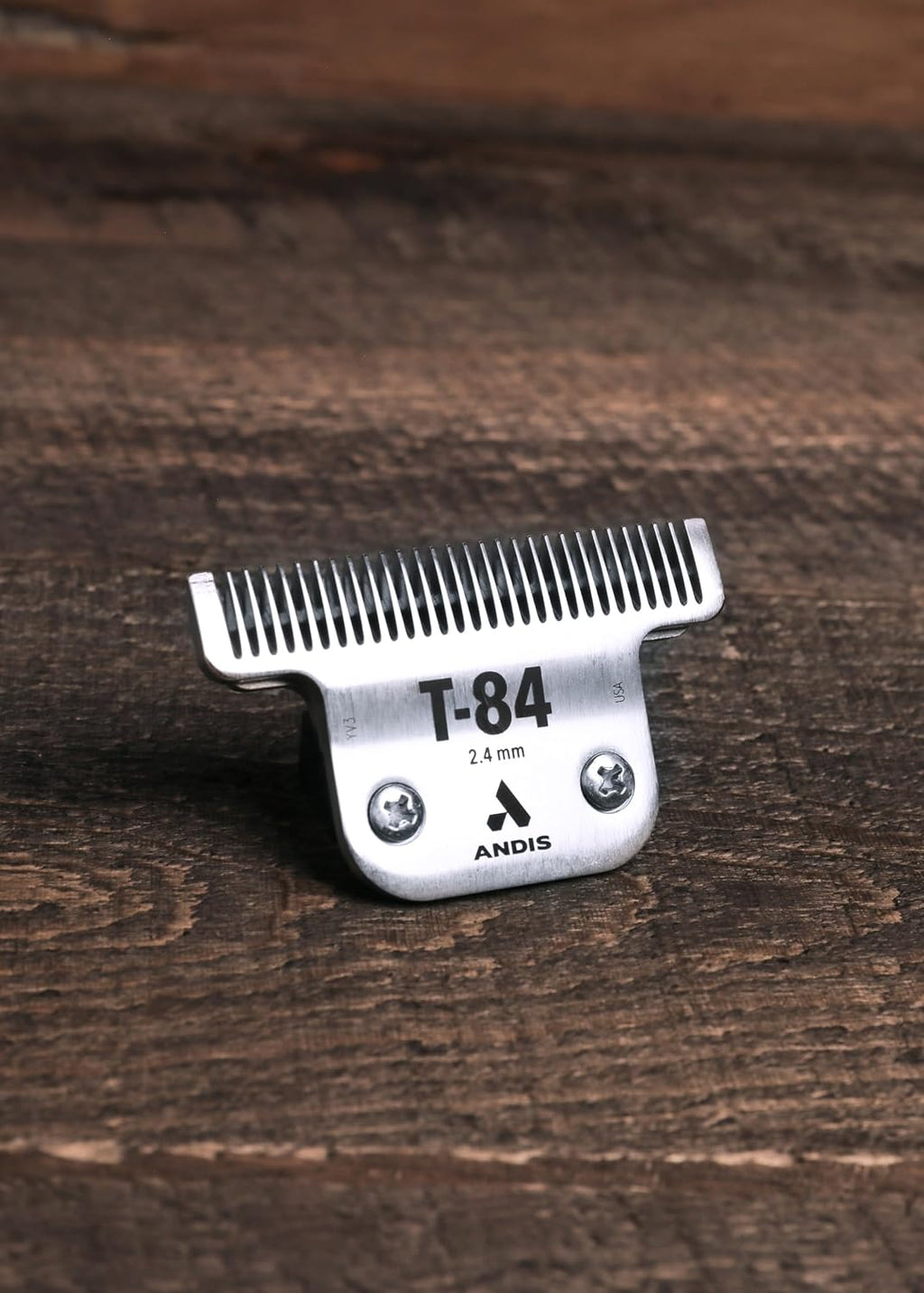Premium chrome finish pet clipper blade for thick animal coats