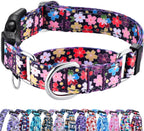 Reflective Martingale Collar for Dogs with Quick Release Buckle No Pull Training Dog Collars (Colorful Geometric, Medium) - Image 14