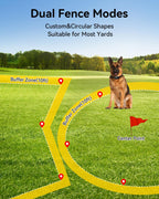 Gladsmile circular boundary wireless dog fence system digital display close up