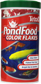 Tetra Pond Flakes ideal diet for goldfish and koi illustration