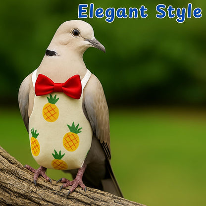 Pigeon diaper suit with tail hole design showing leak proof inner protective lining
