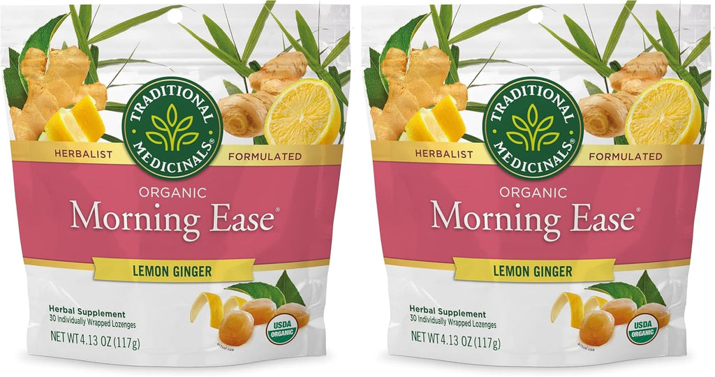 Traditional Medicinals Organic, Belly Comfort Lozenges, Lemon Ginger - Supports Nausea Relief and Occasional Indigestion - Non-GMO, Stimulant-Free - 30 Individually Wrapped Lozenges - Image 8