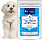 Petpost Tear Stain Remover Wipes for Dogs | 100 Count Gentle Eye Wipes with Juniper Berry & Coconut | Dog Face Wipes for Tear Stains & Eye Discharge | Soft Cotton Pads, Bleach Free - Image 14