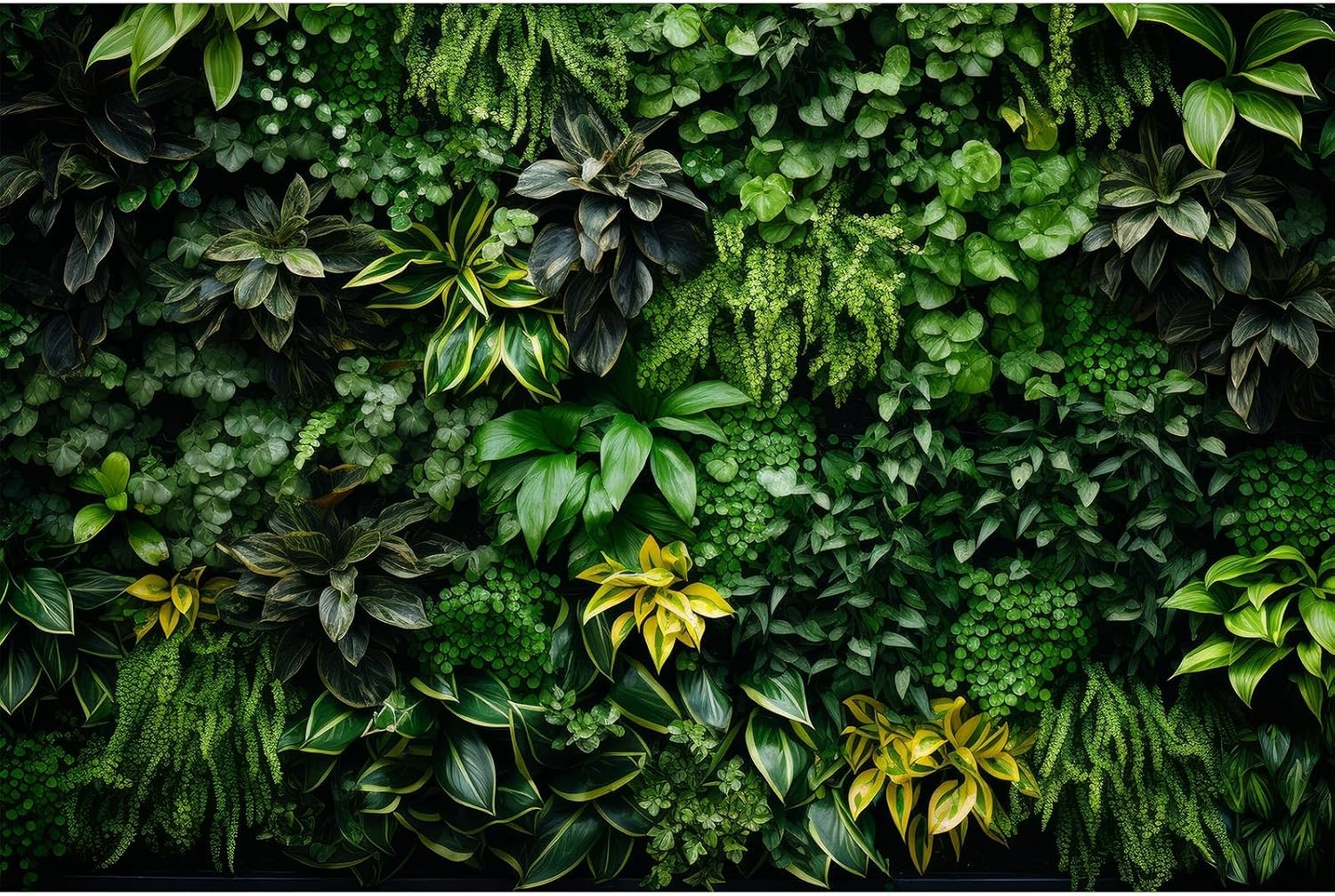 Rock Wall Reptile Habitat Background Greenery-Infused Room Vertical Moss Wall Terrarium Background Nature's Embrace Tropical Green Plants Fish Tank Background Moss Wall Aquarium Background 24x16in - Image 12