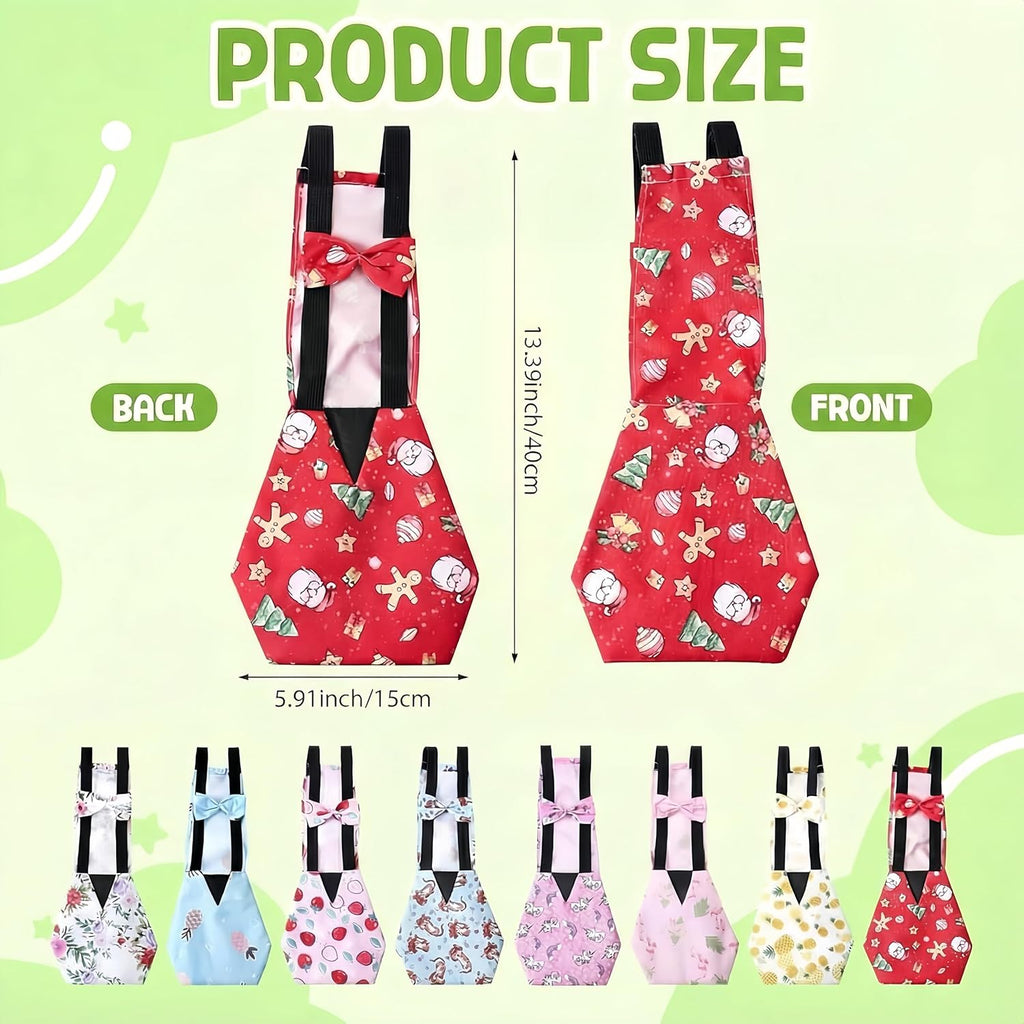 SilTriangle poultry nappy apparel folded showing waterproof lining